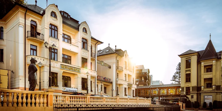 Dovolte si dovolenou jako filmová hvězda: ikonický hotel v Trenčianských Teplicích s procedurami i wellness