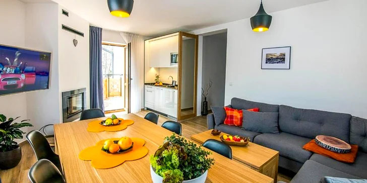 Apartmány v Zakopaném s výhledem na polské Tatry až pro 6 osb