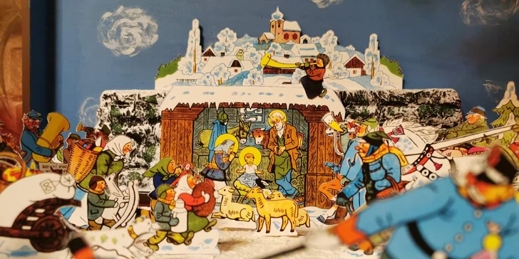 Vstupenky na výstavu betlémů, dioráma Život Ježíše Krista a loutkové scény k Mikulášskému příběhu