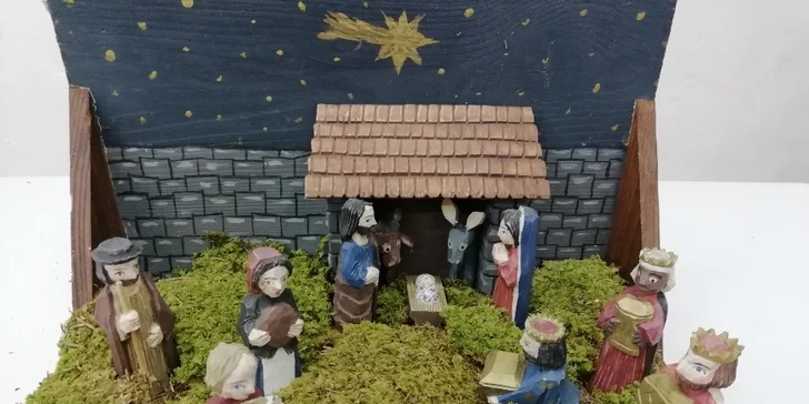 Vstupenky na výstavu betlémů, dioráma Život Ježíše Krista a loutkové scény k Mikulášskému příběhu