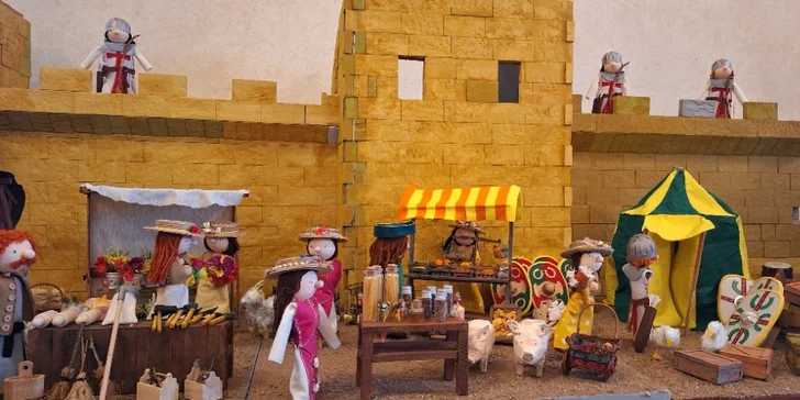 Vstupenky na výstavu betlémů, dioráma Život Ježíše Krista a loutkové scény k Mikulášskému příběhu