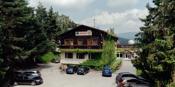 Pobyt rekreačním areálu Predná hora: neomezený vstup do hradního wellness a polopenze