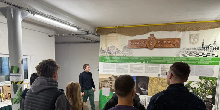 Prohlídka Knížecího pivovaru v Moravské Třebové až pro 2 osoby vč. ochutnávky
