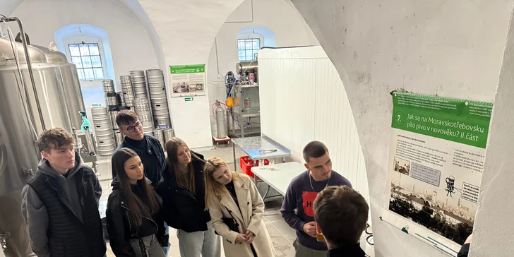 Prohlídka Knížecího pivovaru v Moravské Třebové až pro 2 osoby vč. ochutnávky