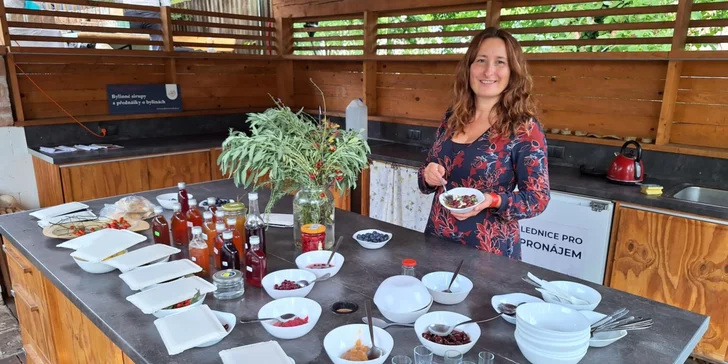 Bylinkové kurzy: sirupy, likéry a jídelníček jako zdroj vitality pro 1 nebo 2 osoby