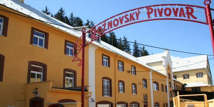 Luxusní relax v Rožnovských pivních lázních s pobytem na Pustevnách v hotelu Maměnka pro 2 osoby