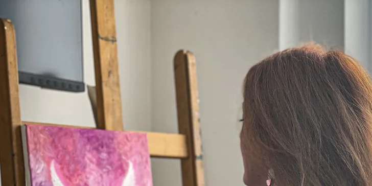 Kurz intuitivní malby olejem na plátno v Karlíně pro 1 nebo 2 osoby