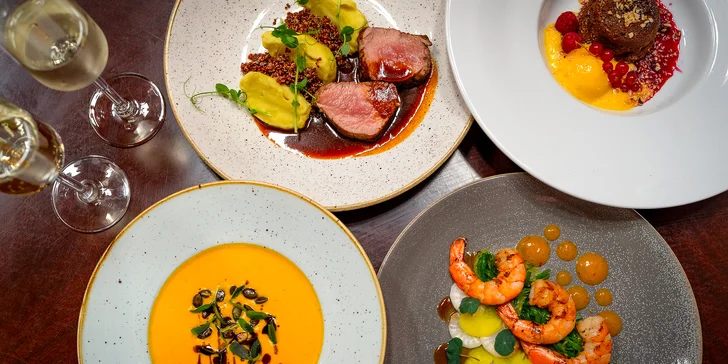 Cedrus Restaurant: pětichodové italské menu i s vinným párováním pro 1 či 2 osoby