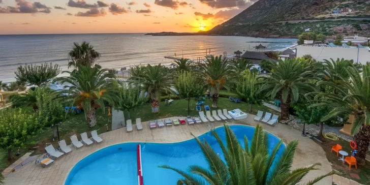 Poznejte Krétu: 3* hotel přímo u pláže, včetně all inclusive a zpátečních letenek