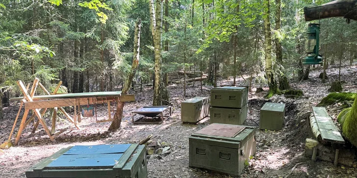 Dobrodružný pobyt v bunkru uprostřed lesů jen 5 km od Máchova jezera