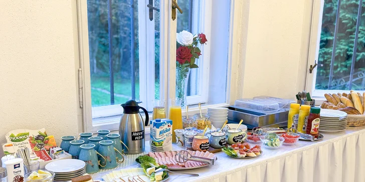 Historická Vládní vila v Luhačovicích: pobyt se snídaní v samém centru lázní