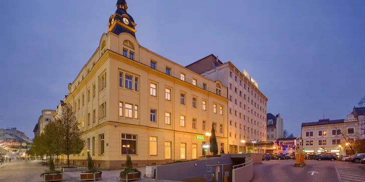 Pobyt v srdci Ostravy nedaleko Stodolní: Imperial Hotel se snídaní či polopenzí