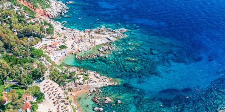 Sardinie: 4* rezort se stravou, bazény a spa, vč. vstupu do přírodního parku Naturalistico Bellavista