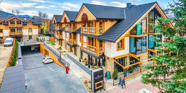 Luxusní dovolená v centru Zakopaného: ubytování pro 2 až 6 osob, slevy do aquaparků