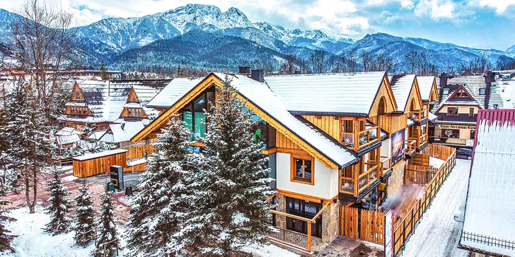 Luxusní dovolená v centru Zakopaného: ubytování pro 2 až 6 osob, slevy do aquaparků