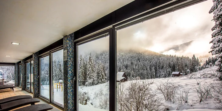 Relax v klidném horském prostředí Jasné: polopenze, wellness i bazén