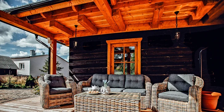 Kouzelný pobyt na Oravě: moderní chalupa pro 8 osob s privátním wellness a velkou zahradou