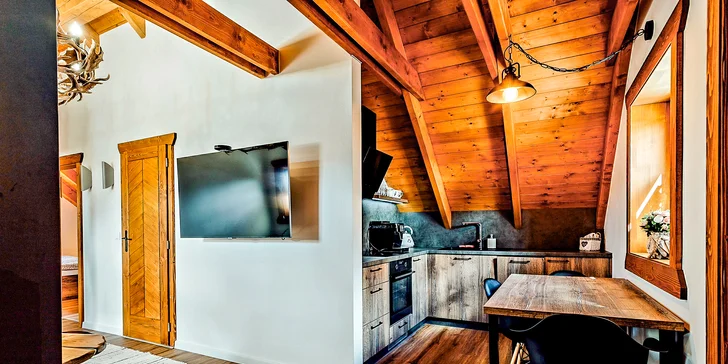 Kouzelný pobyt na Oravě: moderní chalupa pro 8 osob s privátním wellness a velkou zahradou