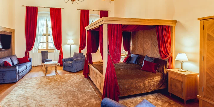 Pobyt s polopenzí v pohádkovém Zámku Františka II. Rákócziho na úpatí Tokaje