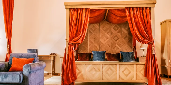 Pobyt s polopenzí v pohádkovém Zámku Františka II. Rákócziho na úpatí Tokaje