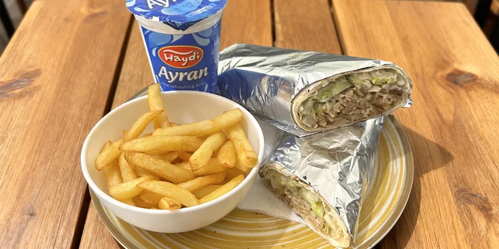 Kebab pro jednoho: klasik, dürüm, talíř či box s hranolky nebo rýží
