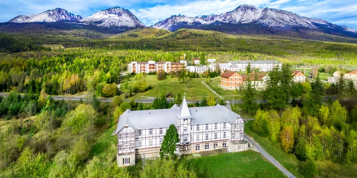 Adult only pobyt v hotelu s výhledem na Gerlachovský štít vč. polopenze