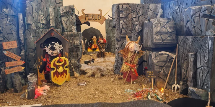 Vstupenky na výstavu betlémů, dioráma Život Ježíše Krista a loutkové scény k Mikulášskému příběhu