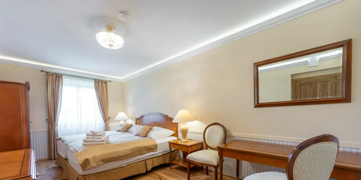 Příjemný pobyt na zámečku nedaleko Valtic a Lednice se snídaní a privátním wellness