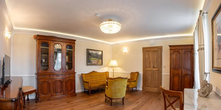 Příjemný pobyt na zámečku nedaleko Valtic a Lednice se snídaní a privátním wellness