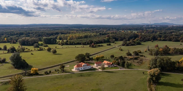 Příjemný pobyt na zámečku nedaleko Valtic a Lednice se snídaní a privátním wellness