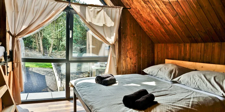 Moderní dřevěné chatky kousek od Liptovské Mary: spousta aktivit v okolí i nádherná příroda