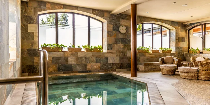 Moderní apartmány v Demänovské dolině: možnost wellness a polopenze ve 4* hotelu