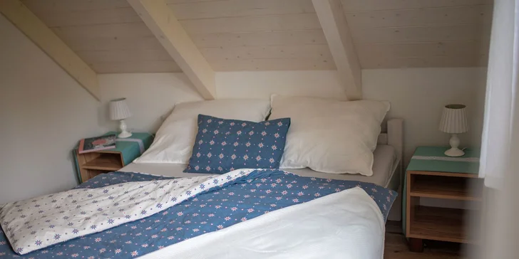 Unikátní chaloupky pro 6 až 8 osob: v obklopení přírody i blízko centra Banské Štiavnice