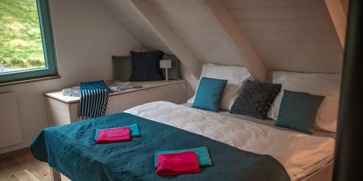 Unikátní chaloupky pro 6 až 8 osob: v obklopení přírody i blízko centra Banské Štiavnice