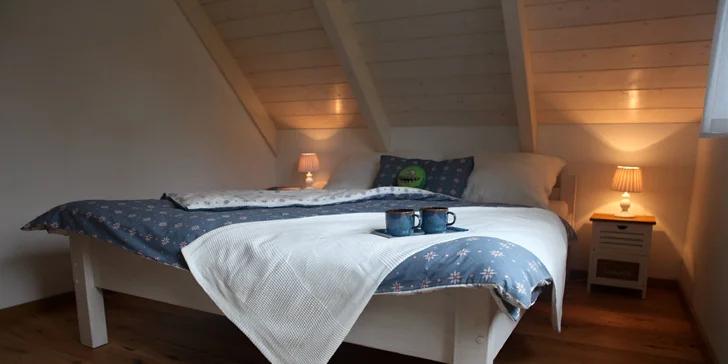 Unikátní chaloupky pro 6 až 8 osob: v obklopení přírody i blízko centra Banské Štiavnice