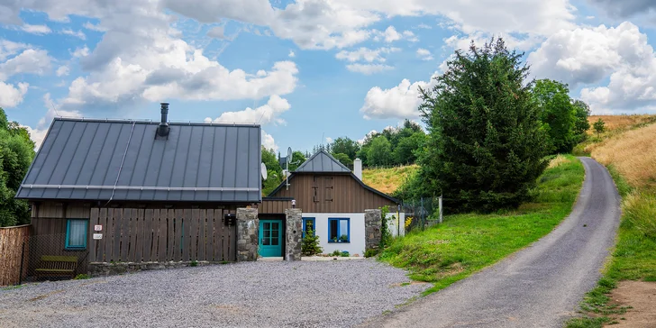 Unikátní chaloupky pro 6 až 8 osob: v obklopení přírody i blízko centra Banské Štiavnice