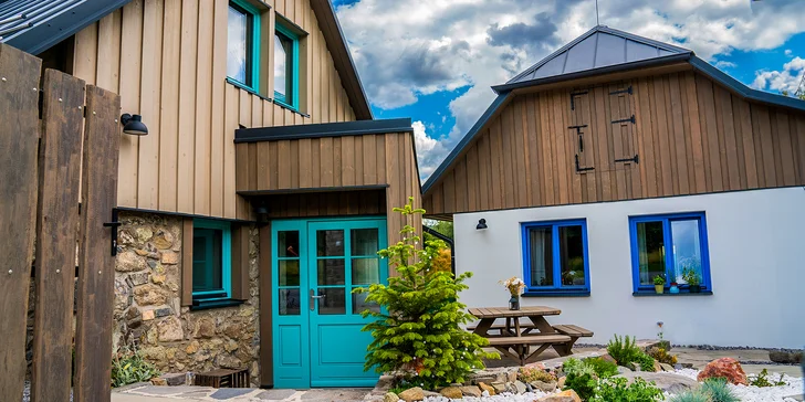 Unikátní chaloupky pro 6 až 8 osob: v obklopení přírody i blízko centra Banské Štiavnice