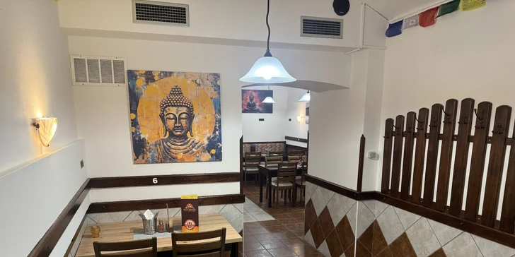 Otevřené vouchery do nepálsko-indické restaurace: 250, 500 nebo 1000 Kč