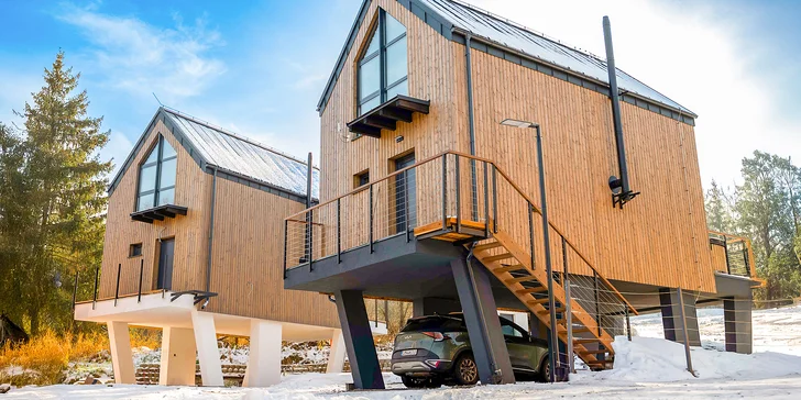 Moderní dřevěné chatky kousek od Liptovské Mary: spousta aktivit v okolí i nádherná příroda