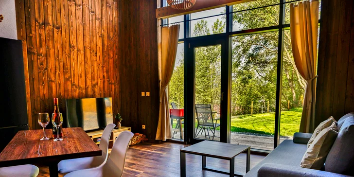 Moderní dřevěné chatky kousek od Liptovské Mary: spousta aktivit v okolí i nádherná příroda