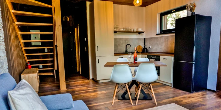 Moderní dřevěné chatky kousek od Liptovské Mary: spousta aktivit v okolí i nádherná příroda