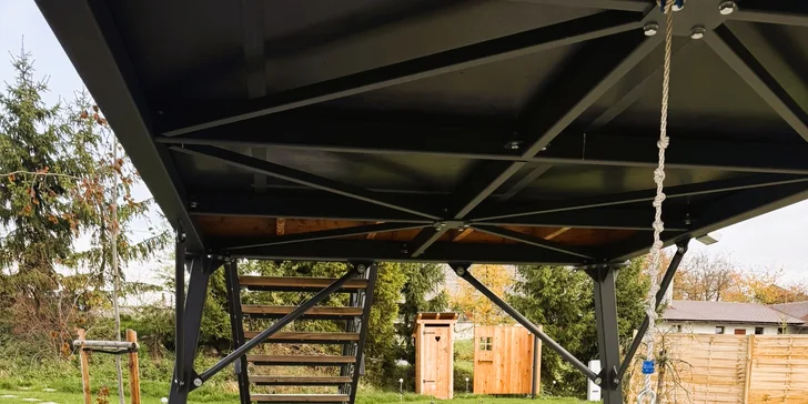 Romantika v srdci Českého ráje: moderní posed pro 2 osoby, sauna a koupací sud