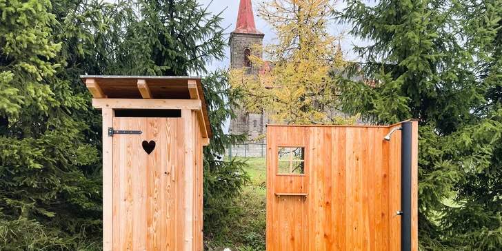 Romantika v srdci Českého ráje: moderní posed pro 2 osoby, sauna a koupací sud