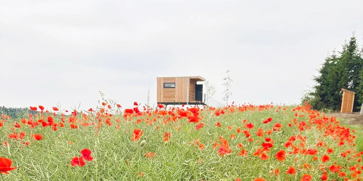 Romantika v srdci Českého ráje: moderní posed pro 2 osoby, sauna a koupací sud