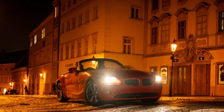 Dokonalý zážitek pro jednoho: Projížďka tím nejkrásnějším z Prahy v BMW Z4 cabrio
