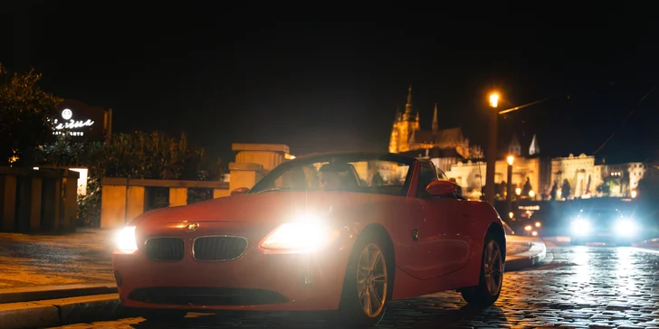 Dokonalý zážitek pro jednoho: Projížďka tím nejkrásnějším z Prahy v BMW Z4 cabrio