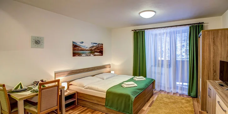 Moderní apartmány v Jasné až pro 5 osob: snídaně i soukromá sauna