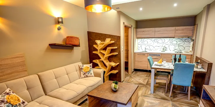 Moderní apartmány v Jasné až pro 5 osob: snídaně i soukromá sauna