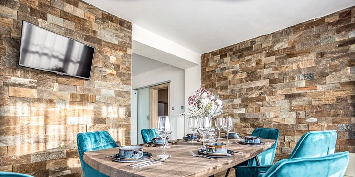 Moderní apartmány v Demänovské dolině: možnost wellness a polopenze ve 4* hotelu