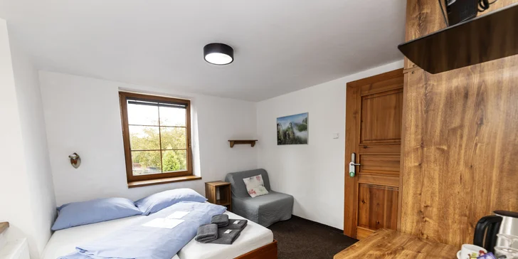 Dovolená v Českém Švýcarsku: snídaně, 3chod. večeře i privátní sauna a vířivka